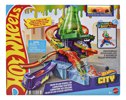 Hot Wheels Laboratorio Cientifico Color Shifters Mattel Azul/naranja