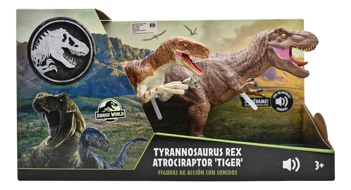 Jurassic World Pack 4 Dinosaurios Con Sonido Toymark