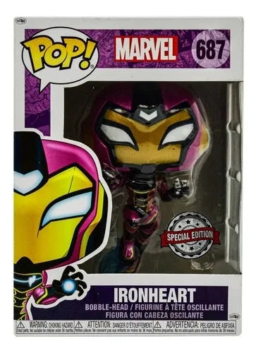 Marvel Ironheart Edicion Especial #687 Funko Pop
