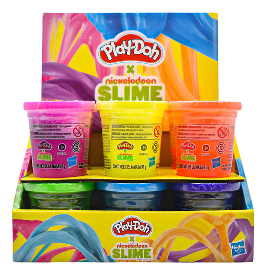 Play Doh Slime Nickelodeon Pack 12 Pz Multicolor Hasbro Multicolor