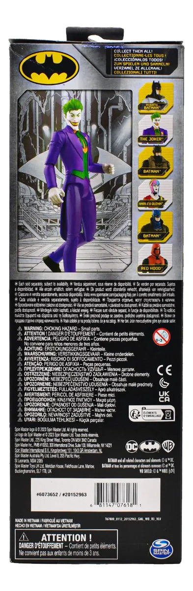 Dc Batman Pack The Joker Y Harley Quinn 30 Cm Spin Master