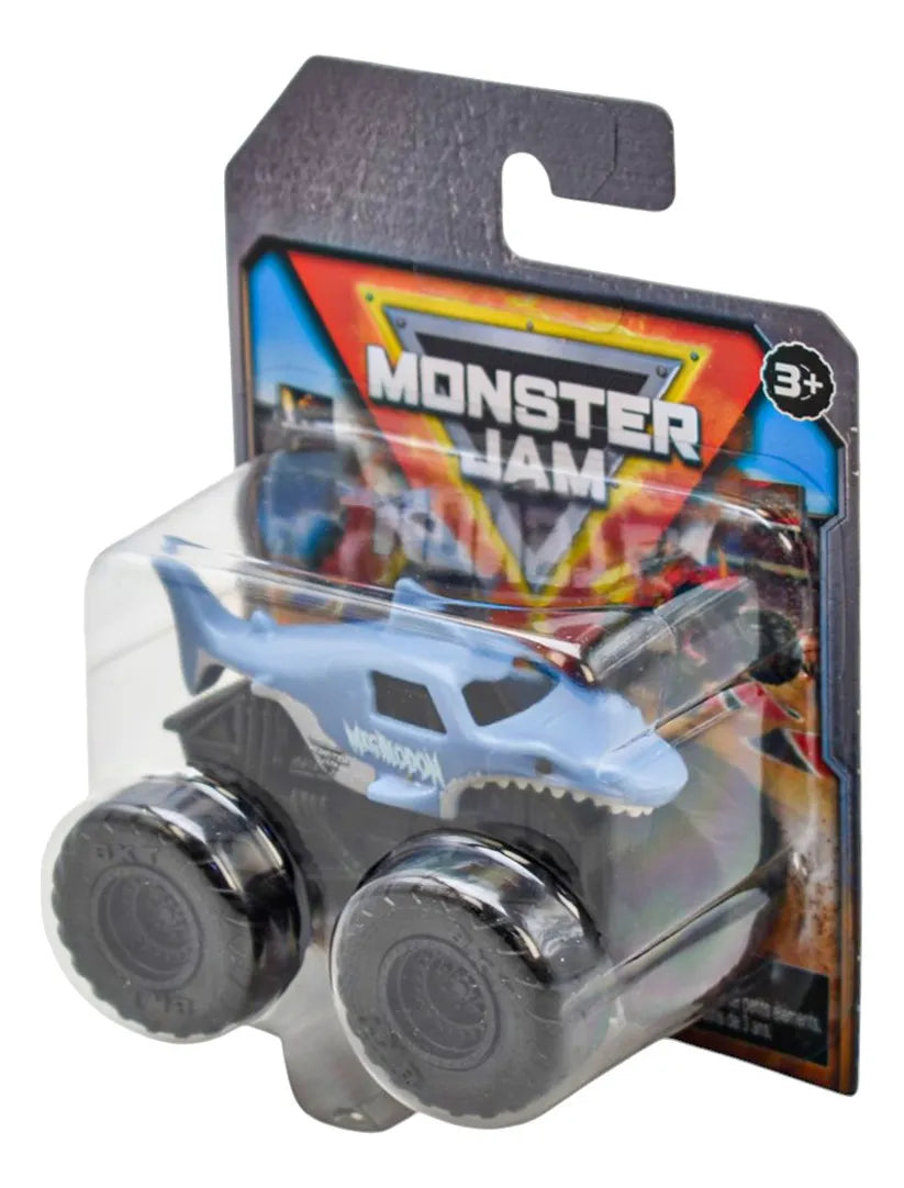 Monster Jam Pack 4 Vehiculos Escala 1:72 Spin Master Multicolor