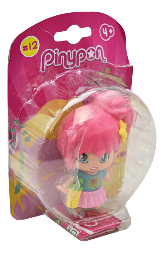 Pinypon Hawai Pelo Rosa Malteada 7cm Famosa Cd