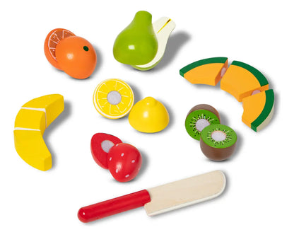 Fruta De Madera Para Cortar 17 Piezas Melissa Y Doug