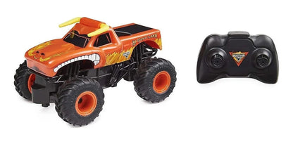 Auto Control Remoto Monster Jam El Toro Loco 1:24 Spin Master Naranja
