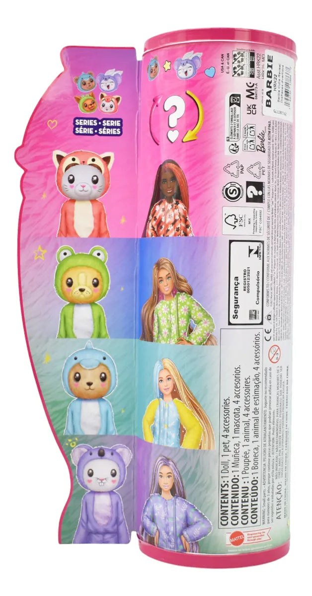 Barbie Cutie Reveal Oso Delfin 10 Sorpresas 30cm Mattel