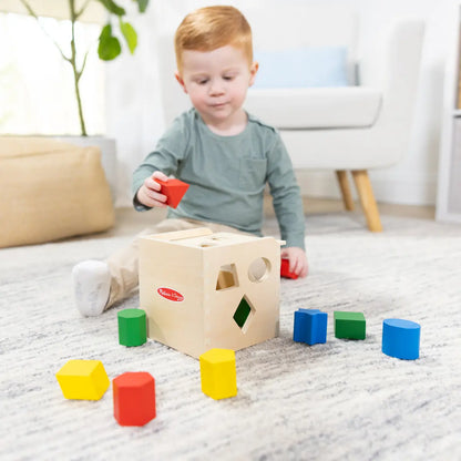 Cubo Clasificador De Madera 12 Formas Melissa & Doug