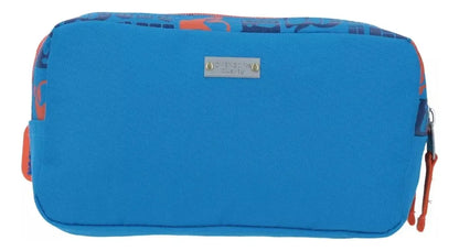 Lapicera Super Mario U Deluxe Luigi 2 Cierres Chenson Color Azul/verde Estampado