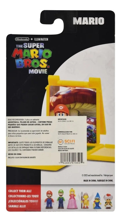 Mario Bros Movie Mario Escenario Figura 3cm Jakks Pacific Cd