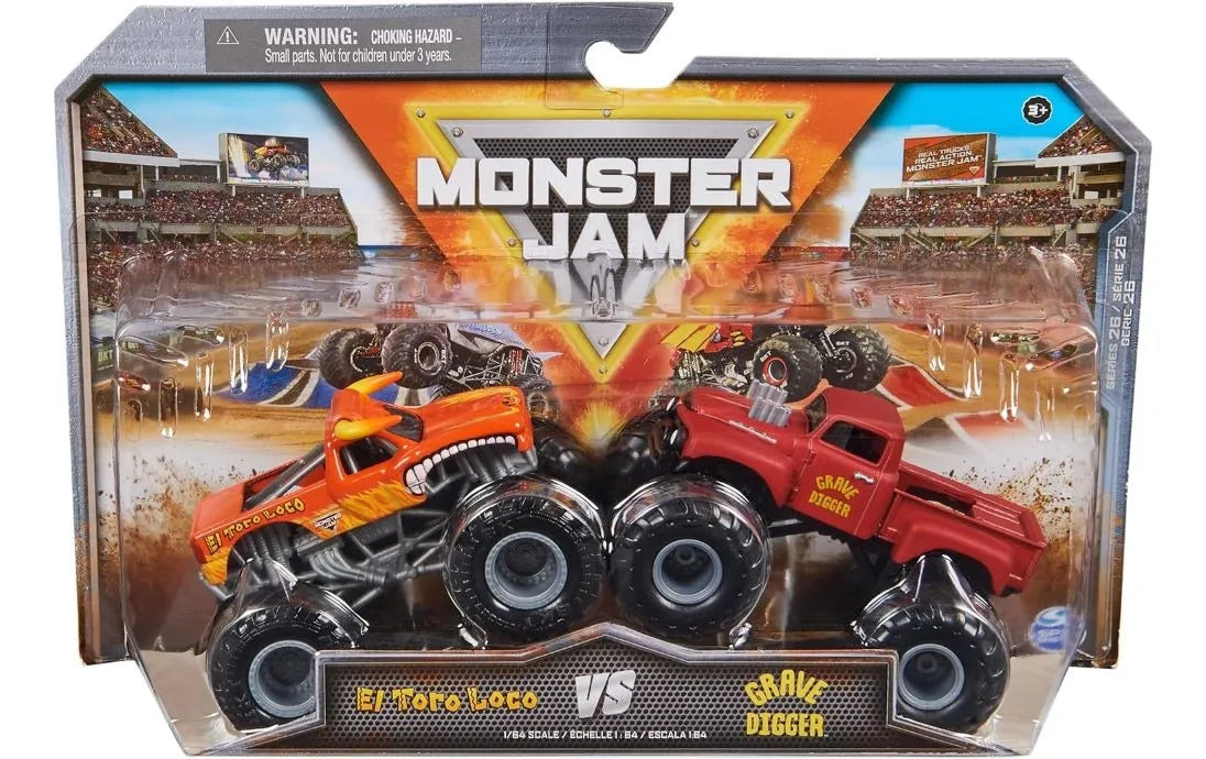 Monster Jam Vs Pack 3 Escala 1:64 Serie 26 Spin Master Multicolor