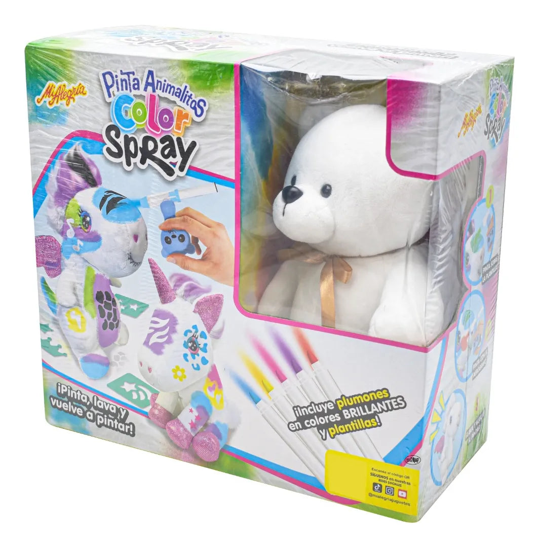 Pinta Animalitos Color Spray Oso Mi Alegria