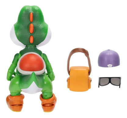 Super Mario Galaxy Movie Yoshi Con Gorra Figura 14cm Jakks