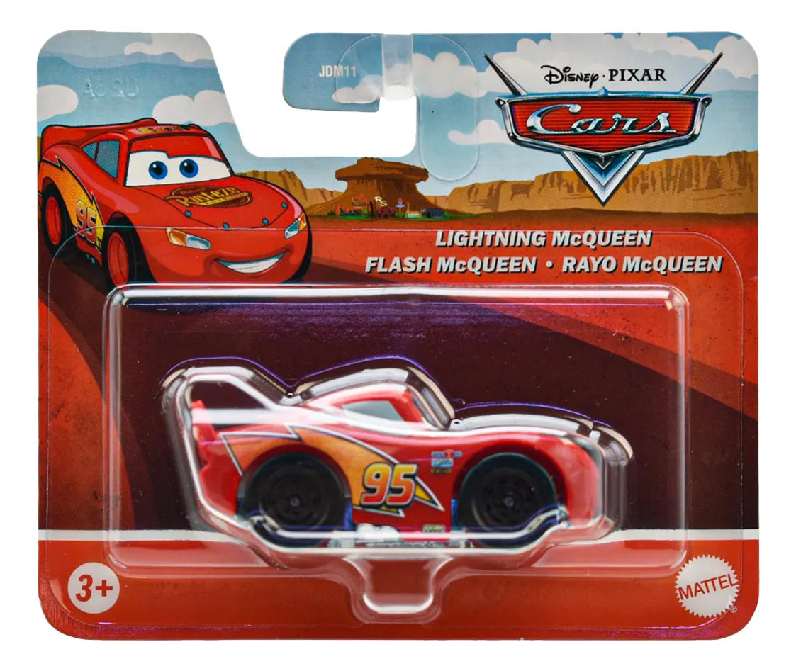 Disney Cars Rayo Mcqueen Auto Basico 7cm Mattel Rojo