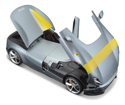 Ferrari Monza Sp1 Plateado Escala 1:18 Race Play Bburago Cf Plateado