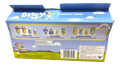 Bluey Wedding Time Tiempo De Boda Set 4 Figuras Moose Cf