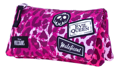Disney Villains Primary School Backpack, Lunchbox and Pencil Case Set by Chenson, Bubblegum Pink Print