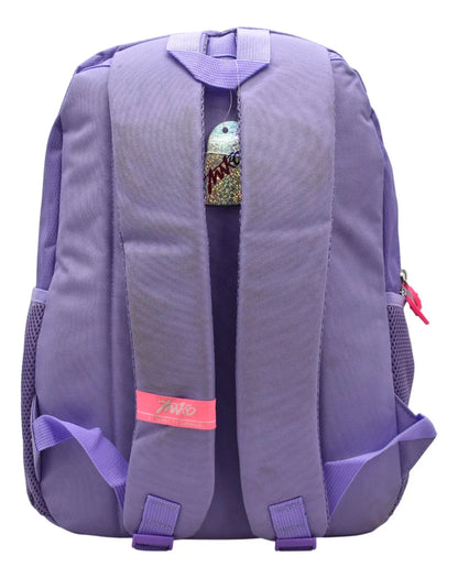 Mochila Sweet Helados Animalitos Primaria Miko Club Detalle Violeta Estampado