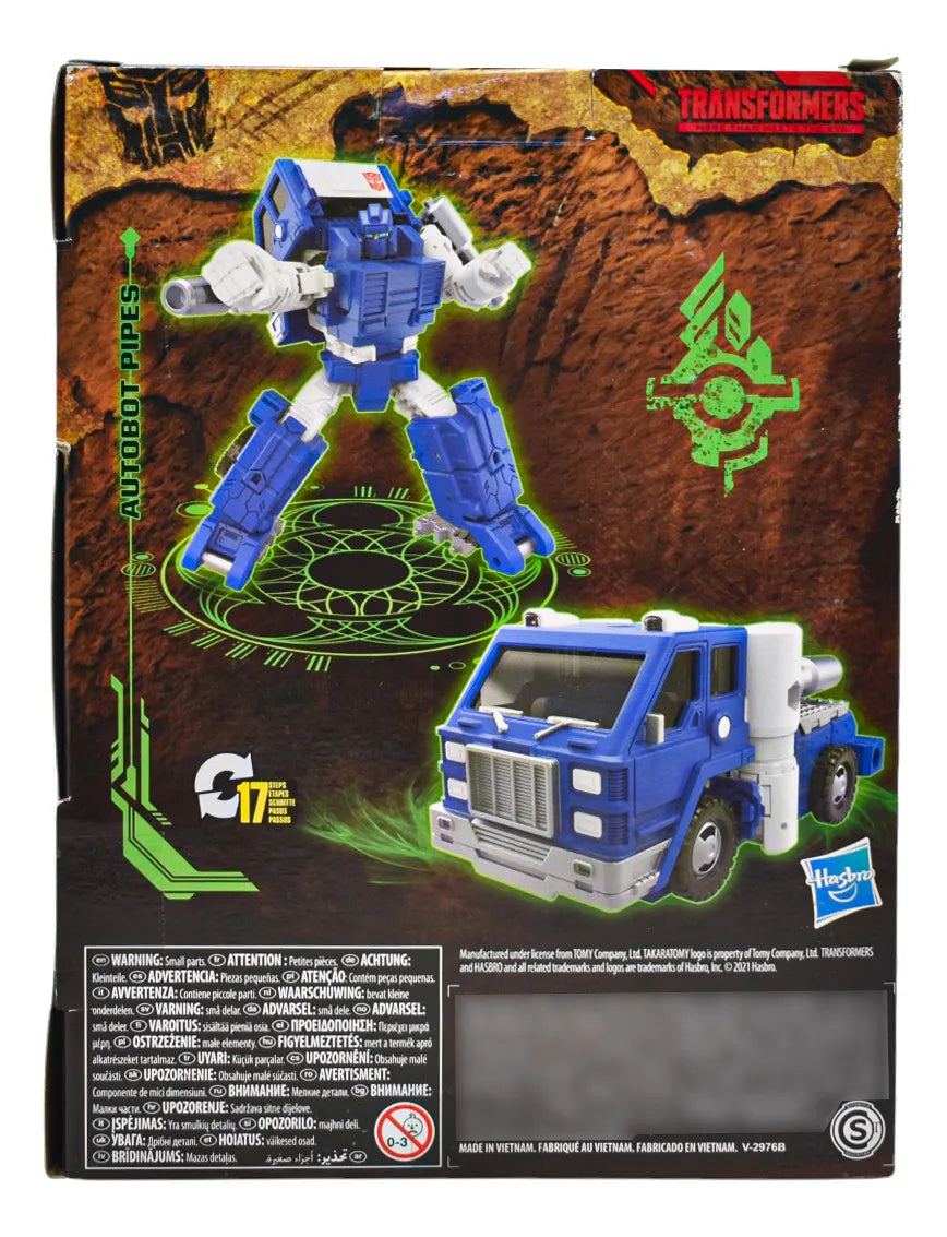 Transformers Kingdom War Cybertron Autobot Pipes Hasbro Da