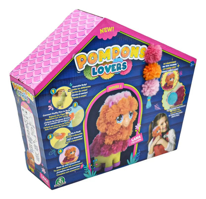 Pompons Lovers Peluche Bella Bunny Y Lana Llama S1 Giochi Multicolor