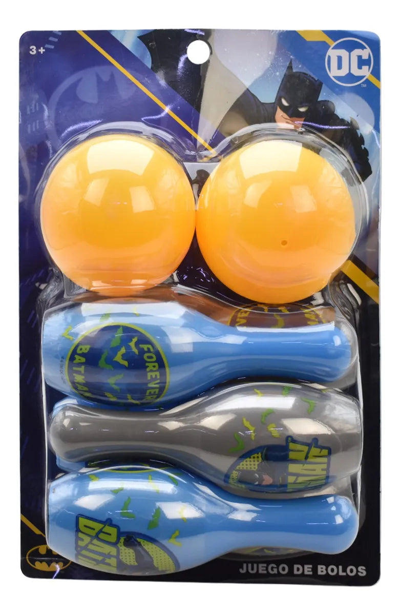 Marvel Spider Y Batman Juego De Bolos 8pz Toymark Spiderman Y Batman
