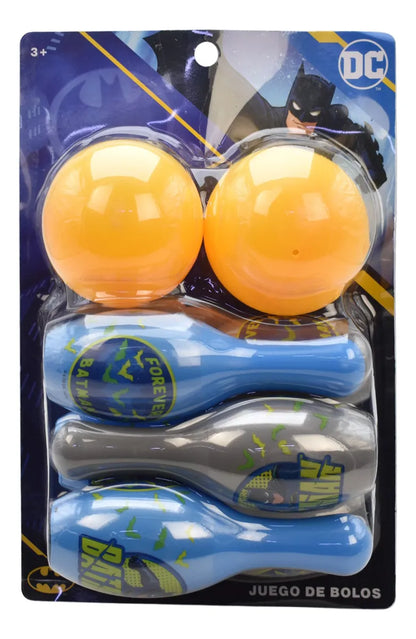 Marvel Spider Y Batman Juego De Bolos 8pz Toymark Spiderman Y Batman