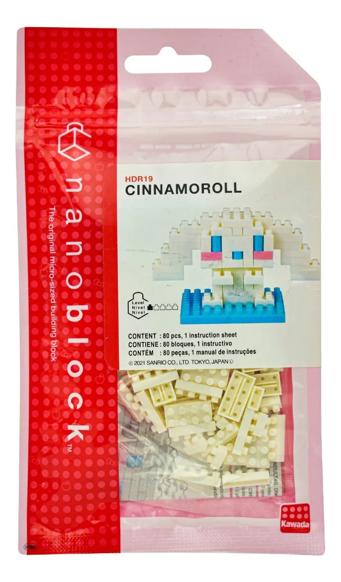 Hello Kitty Pack 3 Personajes 2 Complementos 270pz Nanoblock 270