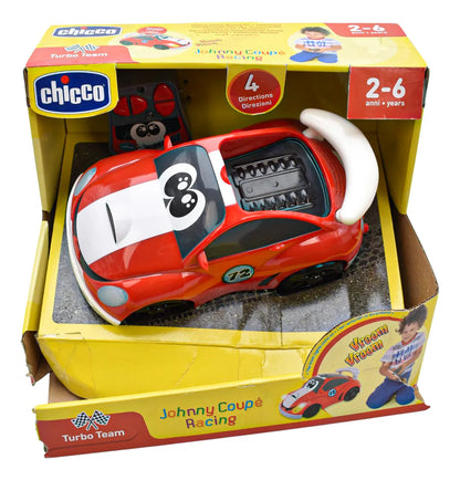 Johnny Coupe Racing Radio Control Con Luz Y Sonido Chicco Cf Rojo Jhonny Coupe