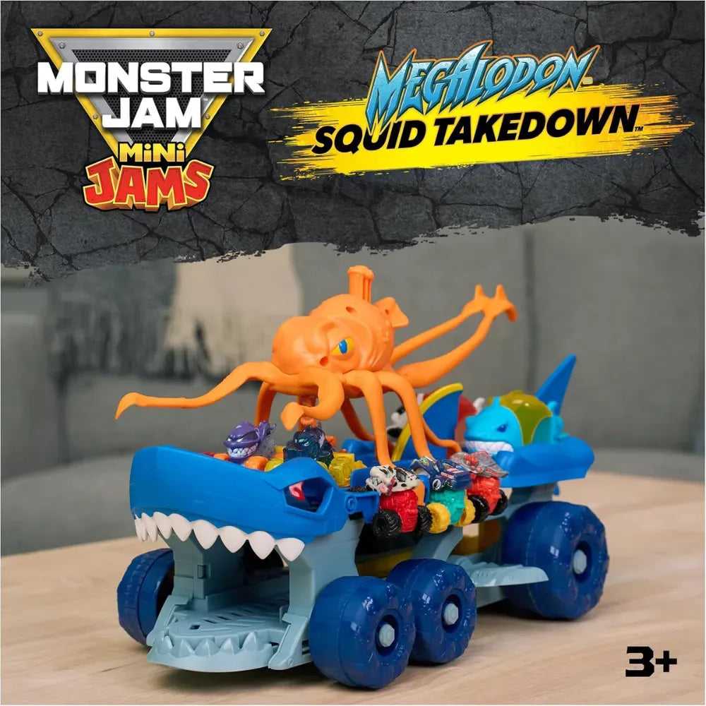 Monster Jam Mini Set Takedown Ataque Del Calamar Spin Master