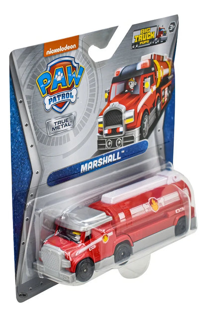 Paw Patrol Marshall Big Truck Pups True Metal Spin Master Marshall Rojo