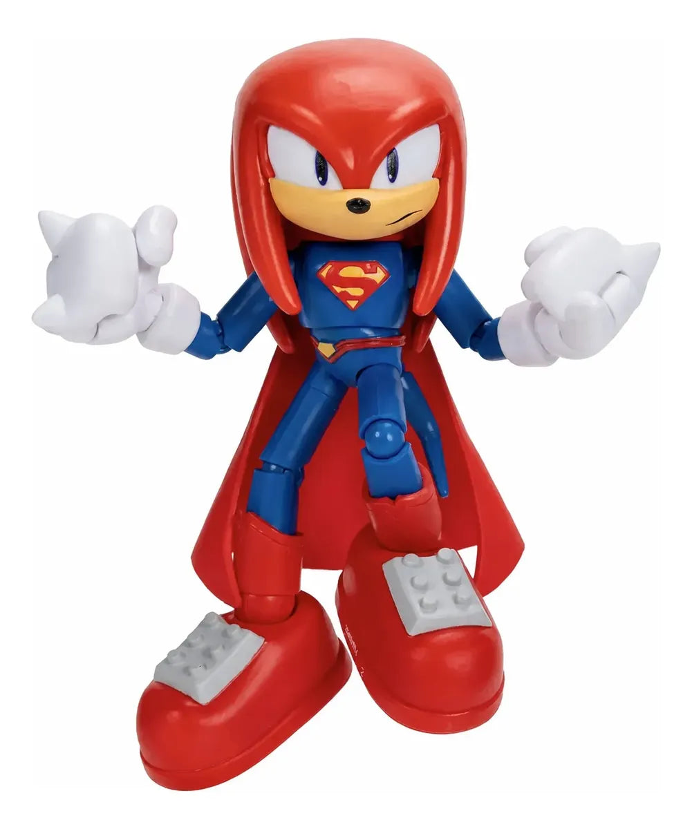 Sonic X Dc Knuckles Como Superman Figura 12cm Jakks Pacific