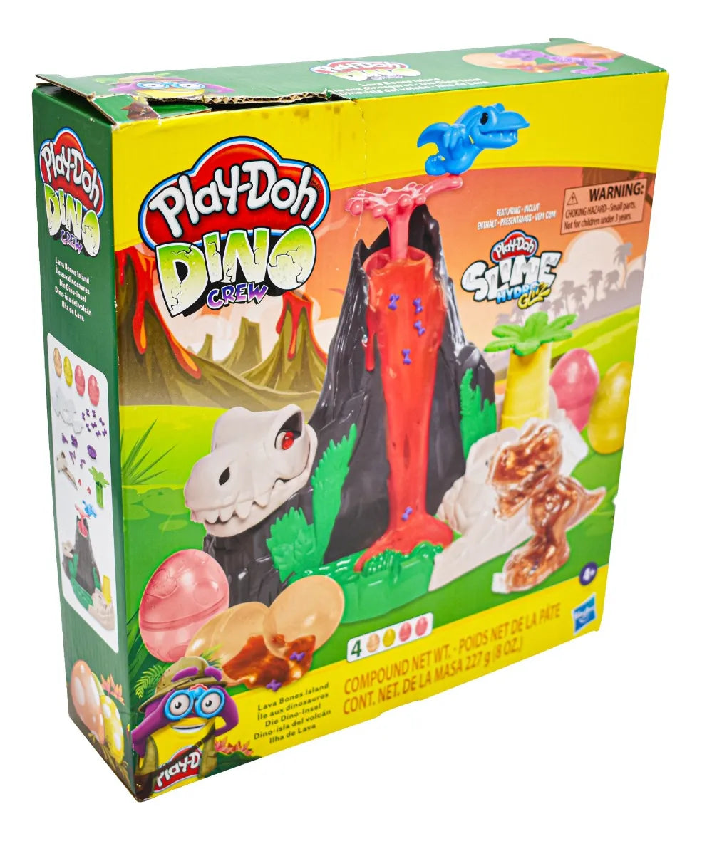 Play Doh Dino Crew Isla Volcan Slime Hydro 227g Hasbro Cd Multicolor