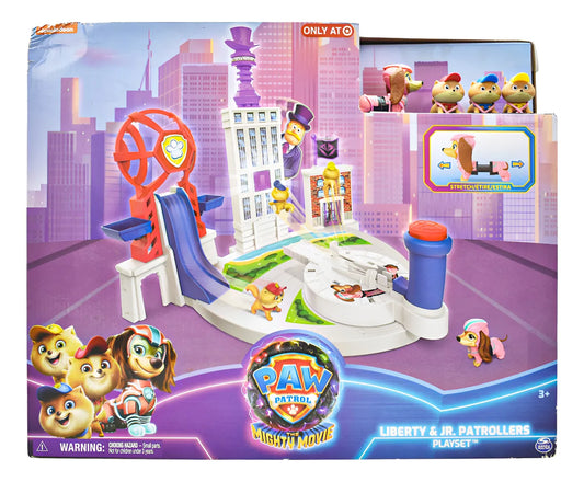 Paw Patrol Mighty Liberty Patrollers Playset Spin Master Da Blanco