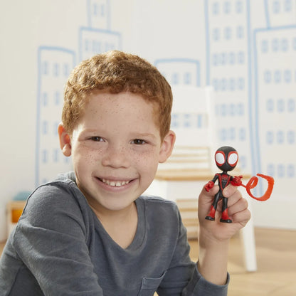 Hasbro Figura de Miles Morales de 10 cm Marvel Spidey +3 años