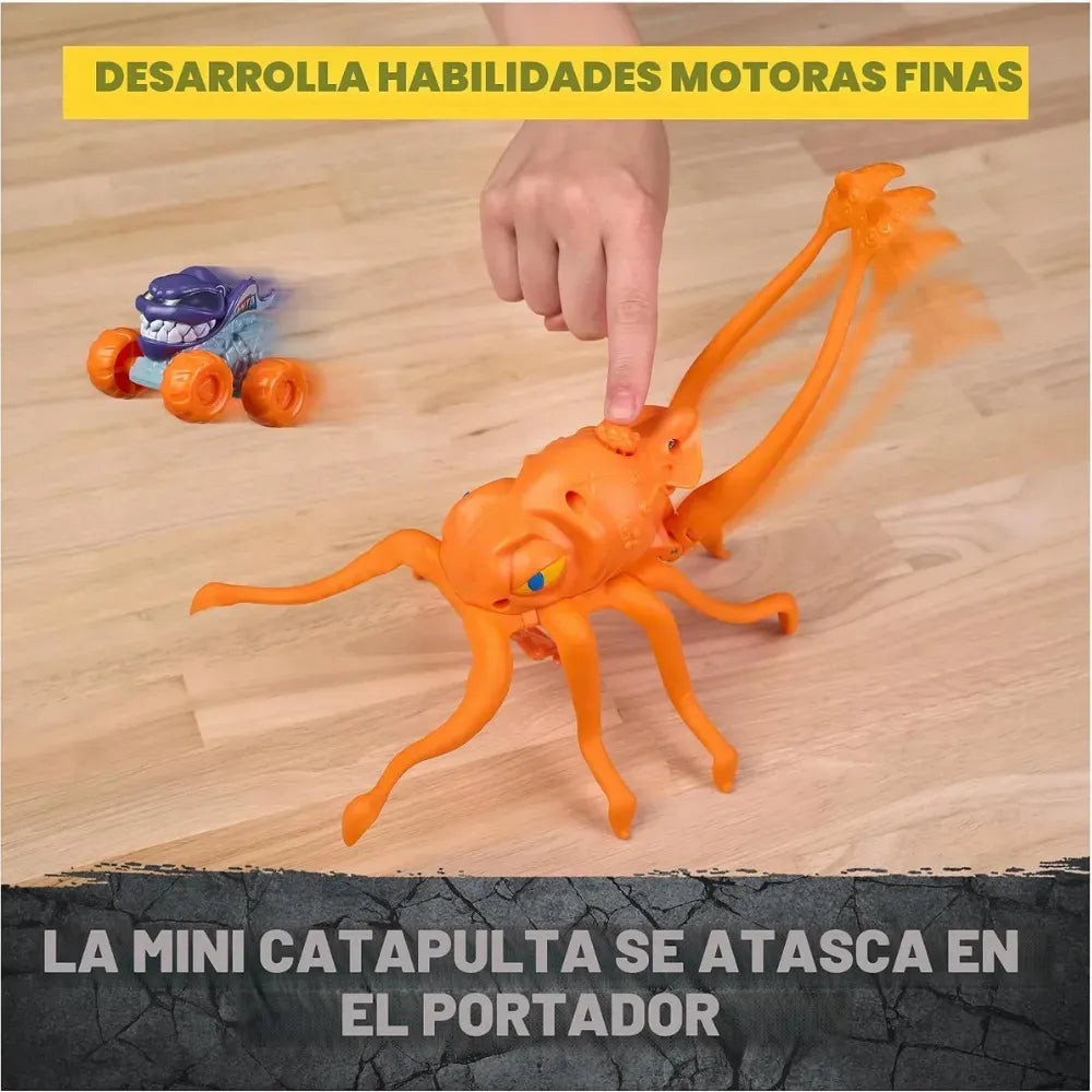 Monster Jam Mini Set Takedown Ataque Del Calamar Spin Master