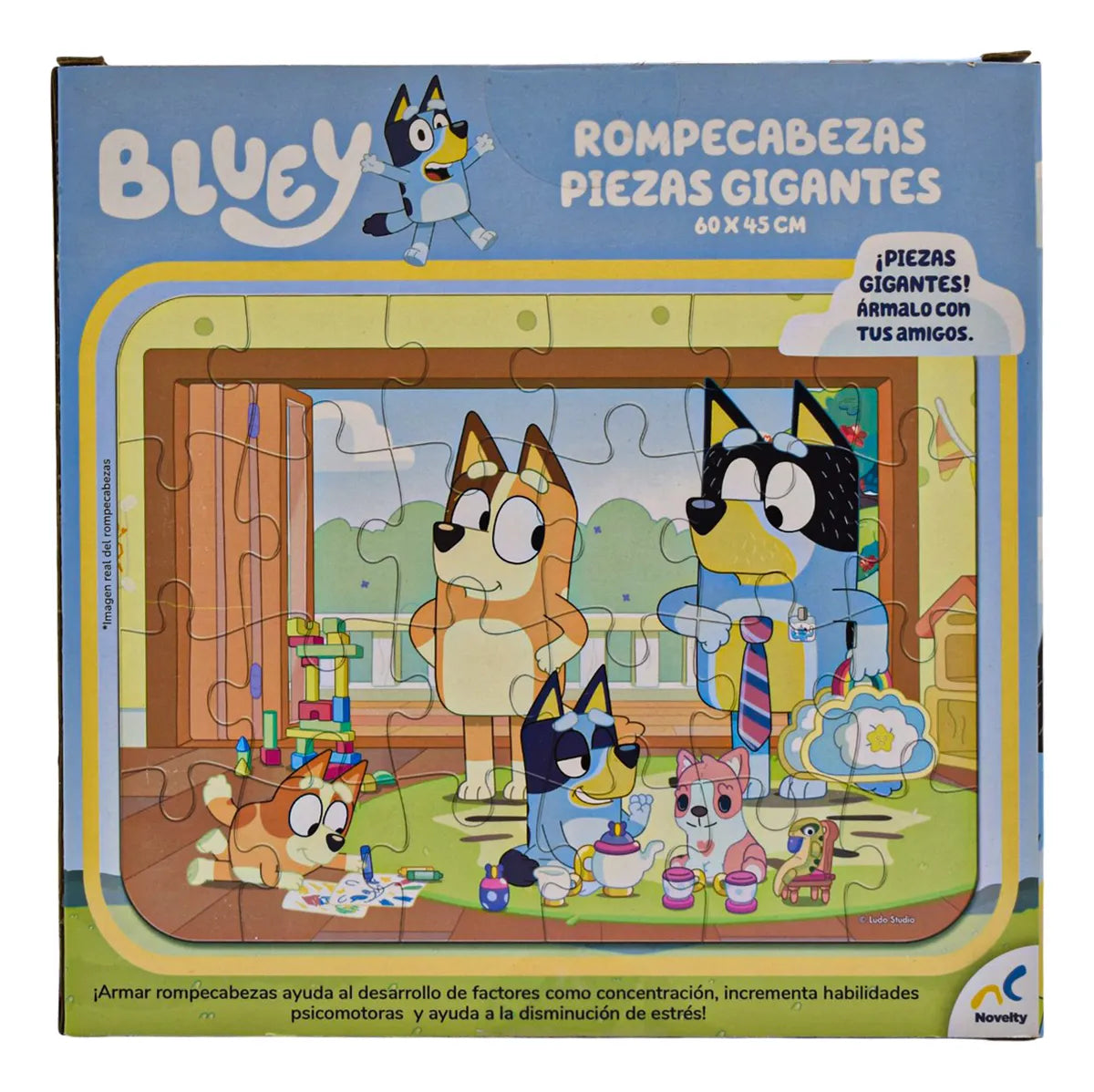 Bluey Pack 3 Sets De Rompecabezas Novelty