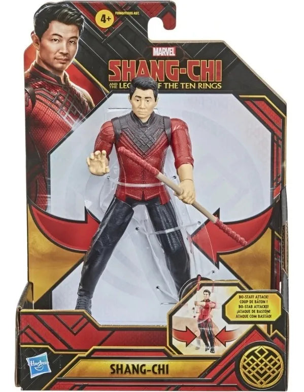 Marvel Shang Chi Pack 4 Figuras Y Baston Hasbro