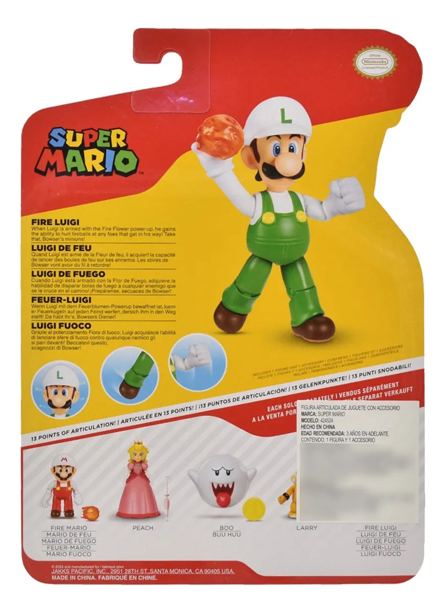 Super Mario Pack 6 Characters with Accessory Jakks Pacific