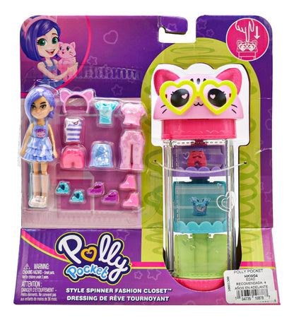 Polly Pocket Armario Giratorio De Looks Pack 2 Piezas Mattel