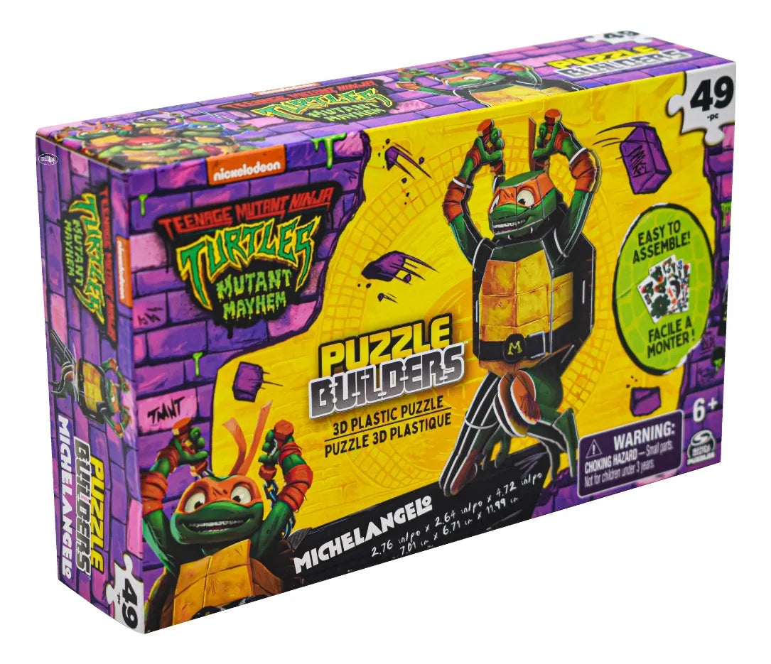 Turtles Mutant Mayhem Miguel Angel Puzzle 49pz Spin Master