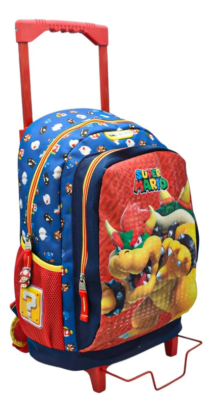 Chenson Bowser Primary Wheeled Backpack 3-Piece Set with Multicolor Printed Detail