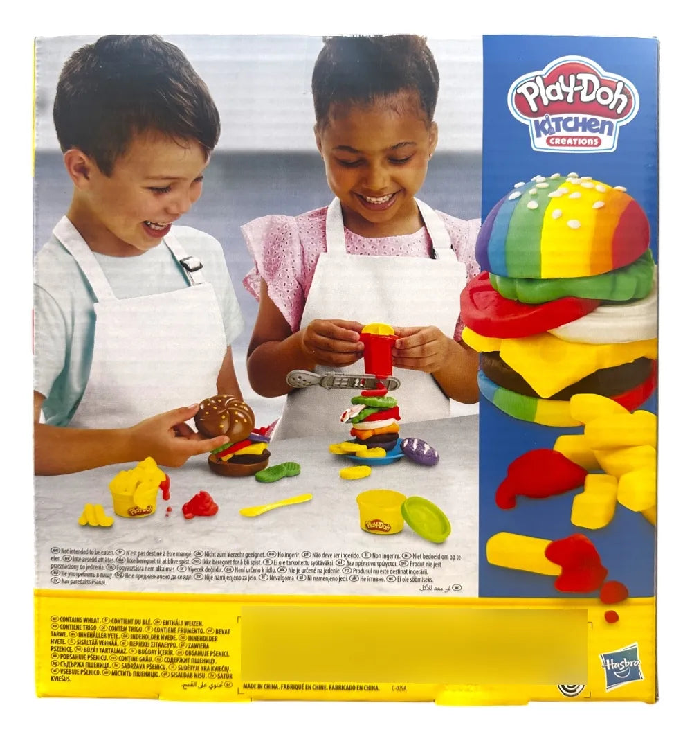 Play Doh Kitchen Pack Leche Galletas Y Hamburguesas Hasbro Multicolor