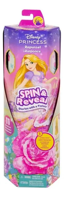 Disney Princesa Spin And Reveal Muñeca Rapunzel 29cm Mattel