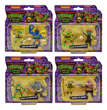 Tortugas Ninja Mayhem Pack 14 Figuras Y 4 Mascaras Playmates