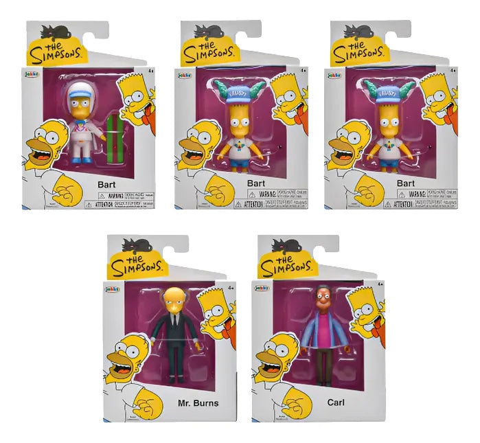 Los Simpson Pack 5 Figuras 7 Cm #3 Jakks Pacific