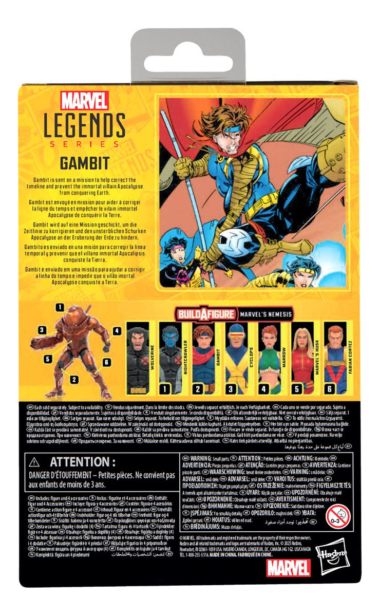 Marvel Legends, Figura Coleccionable De Gambito De X-men