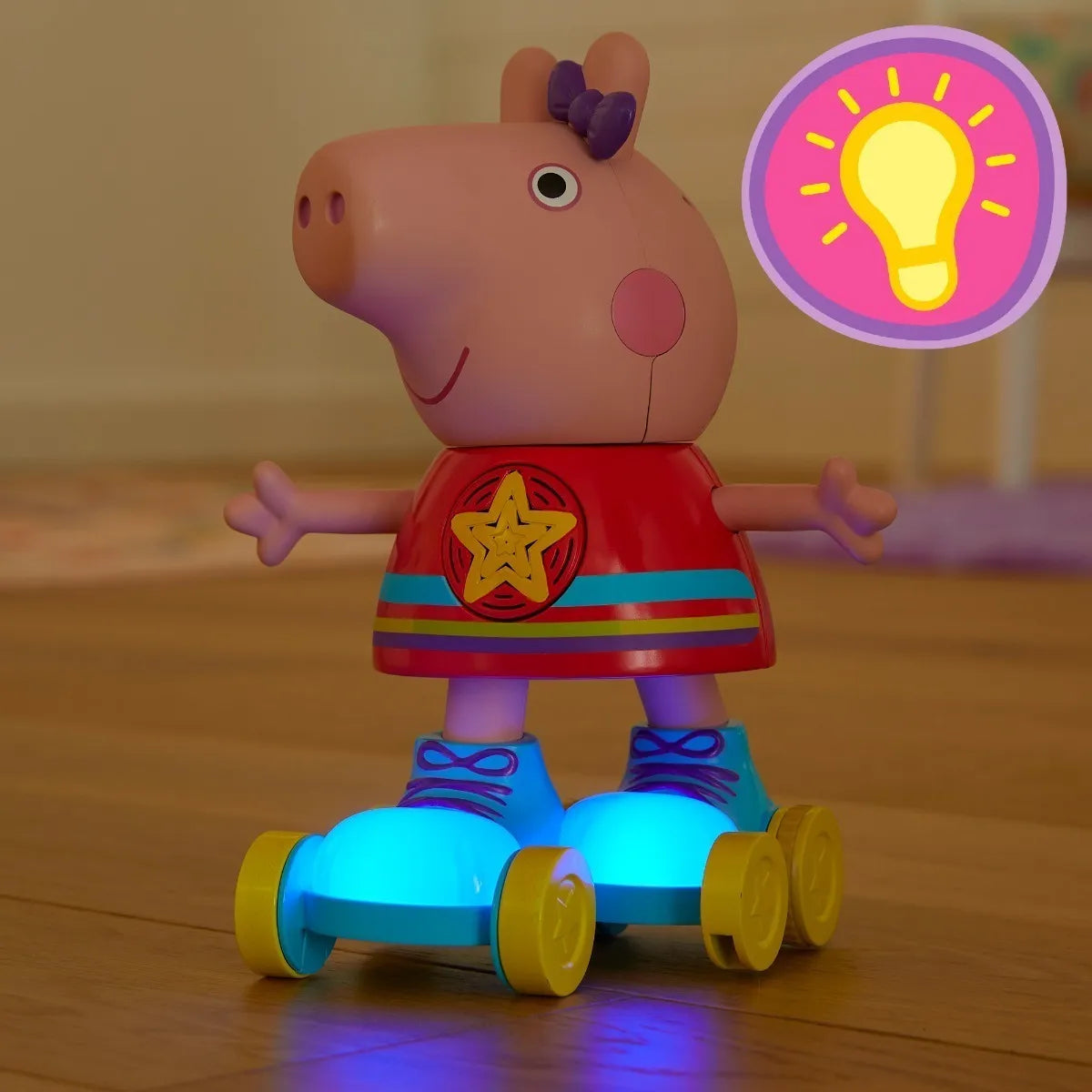 Muñeca Hasbro Peppa Pig Canta Y Patina Con Luces Y Sonido