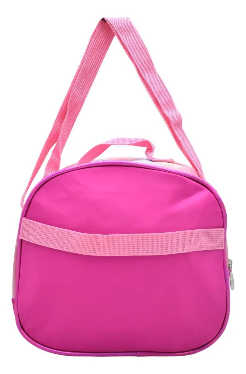 Mochila Oso Con Flores Kit 3pz Primaria Ll24bpp513 Rosa Chicle 3d