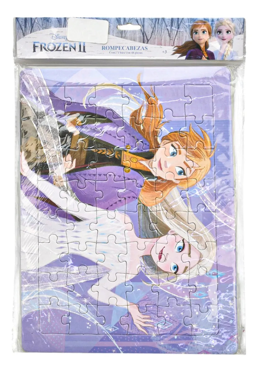 Princesas Frozen Pack 12 Rompecabezas 48pz C/u Bestway