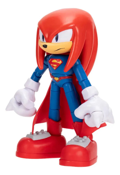 Sonic X Dc Knuckles Como Superman Figura 12cm Jakks Pacific