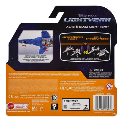 Disney Lightyear Xl-15 Y Lightyear Nave Con Piloto Mattel